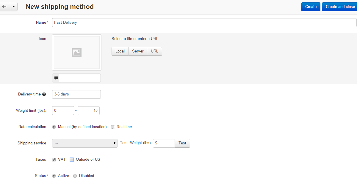 Payment Method Options in CS-Cart