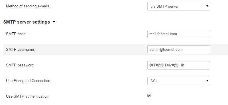 Configure SMTP in CS-Cart