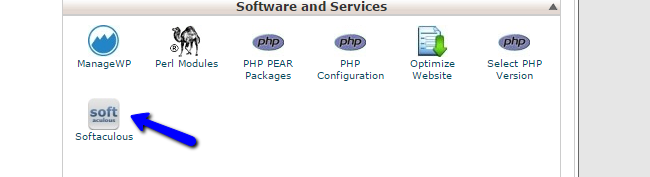 Access Softaculous via cPanel