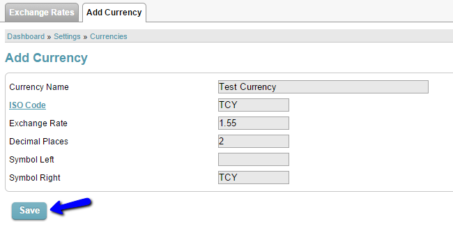 Add currency in CubeCart