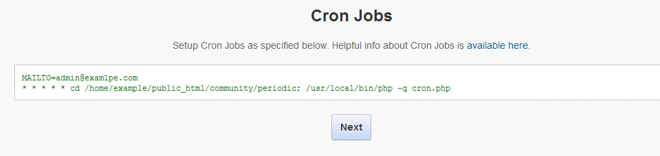Cron-Configuration