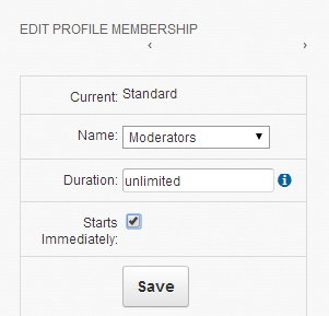 Profile-membership