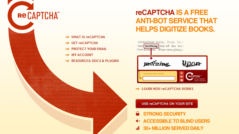 reCaptcha-keys-generation