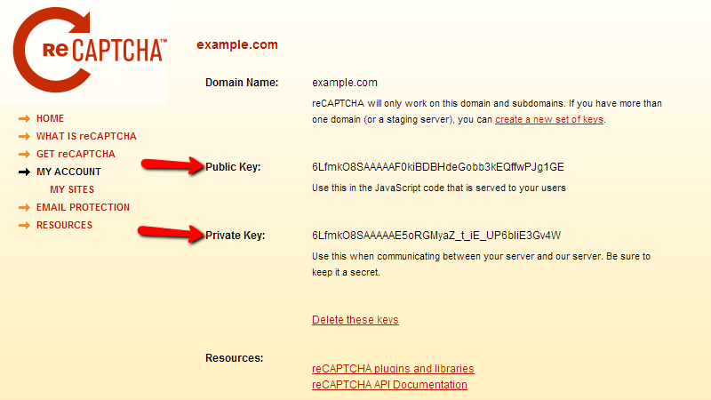 reCaptcha-keys-ready