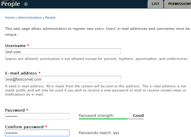 Edit user details in Drupal