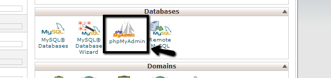 Access phpMyAdmin in cPanel