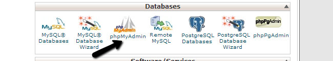 Access phpMyAdmin in cPanel