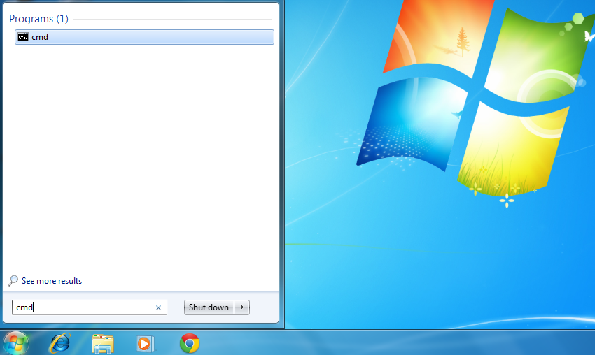 Access Command Promot in Windows XP