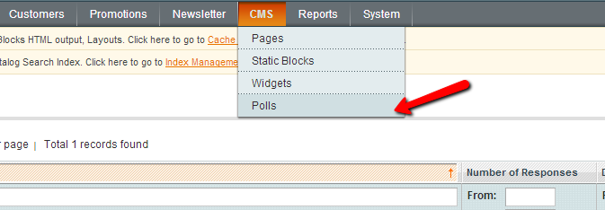 Magento Polls