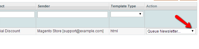 Magento queue newsletter