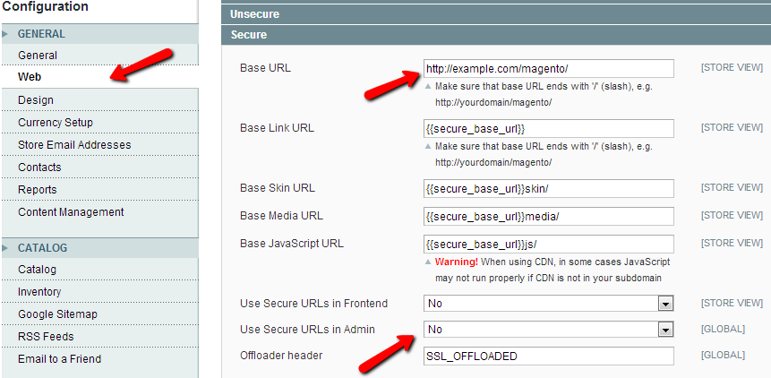 Magento Enable SSL