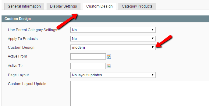 magento category design