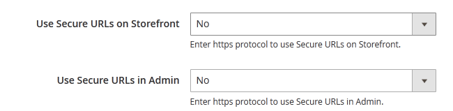 Configuring the Use of SSL in Magento 2