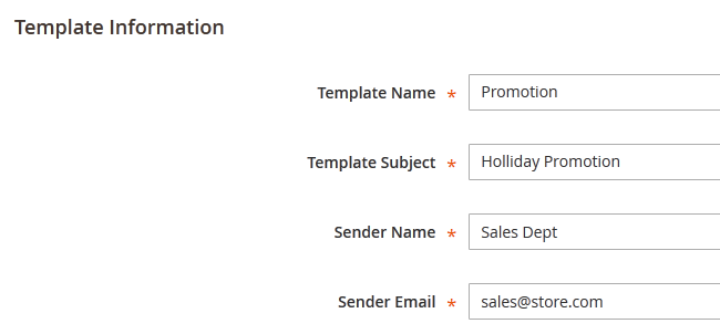 Configuring the Newsletter Templates in Magento 2