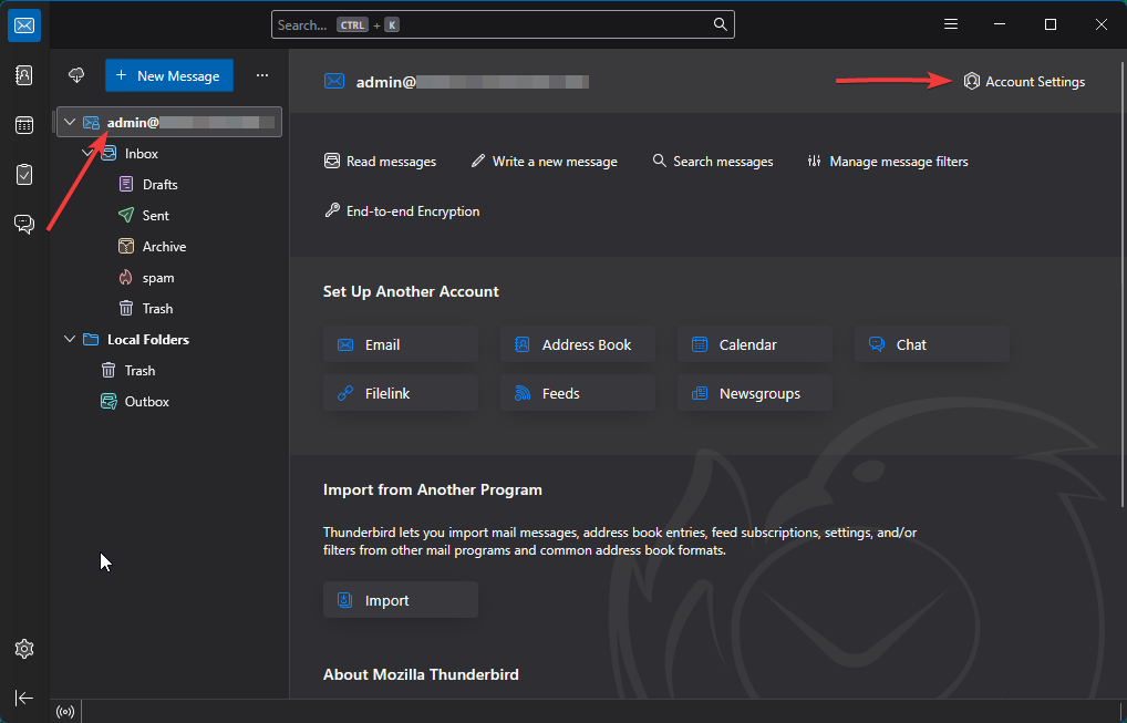 email-account-settings