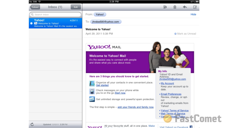 yahoo-sample-email