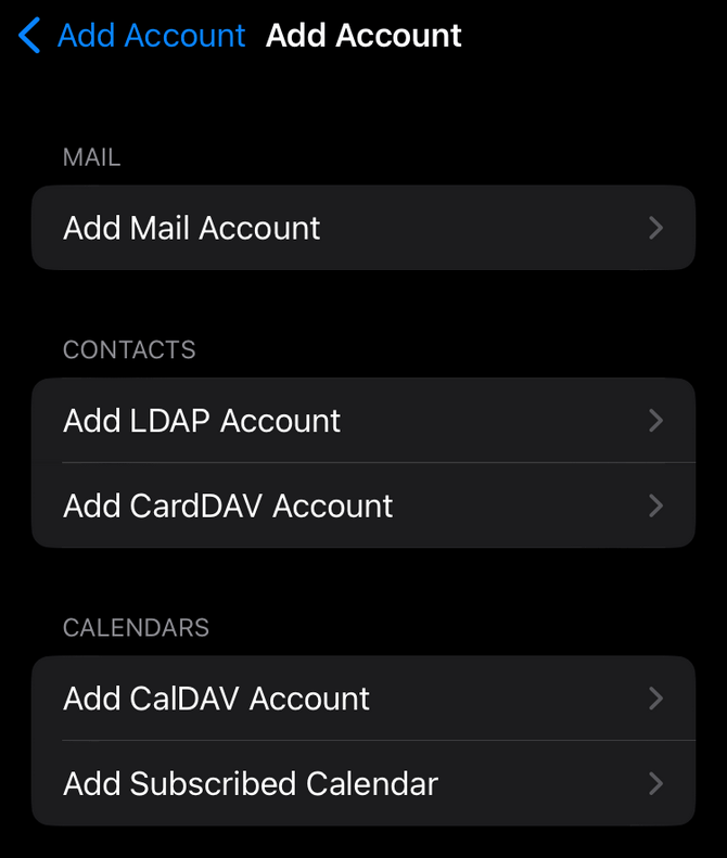 Add Email Account