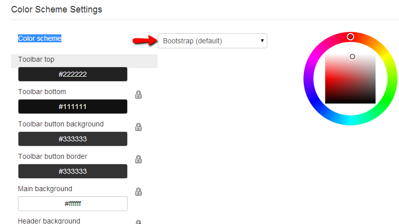 configuring-color-sheme