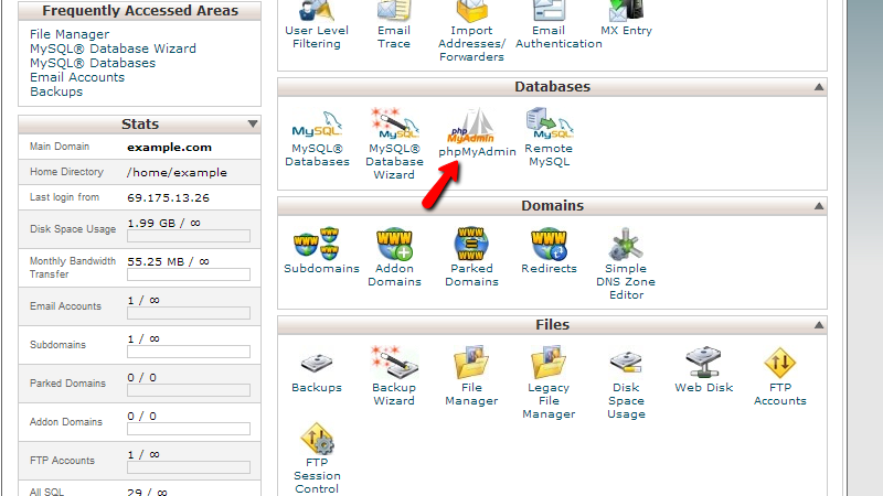 accessing-cpanel-phpmyadmin