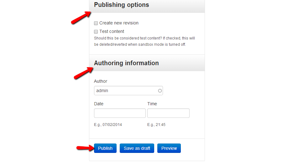 publishing-and-authoring-options