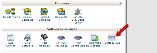 softaculous cpanel