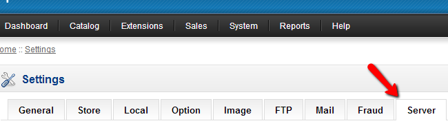 OpenCart Server Settings