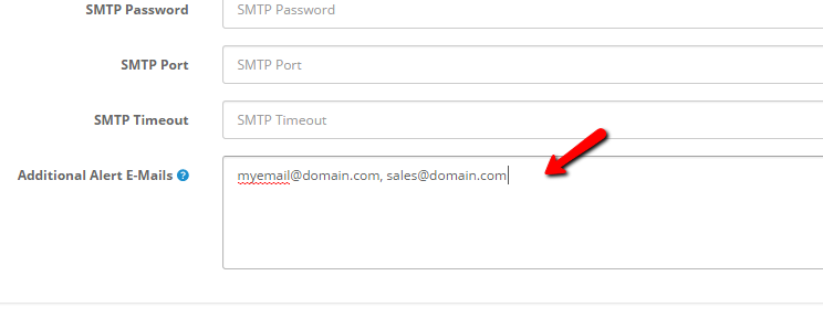 OpenCart 2 additional email configuration