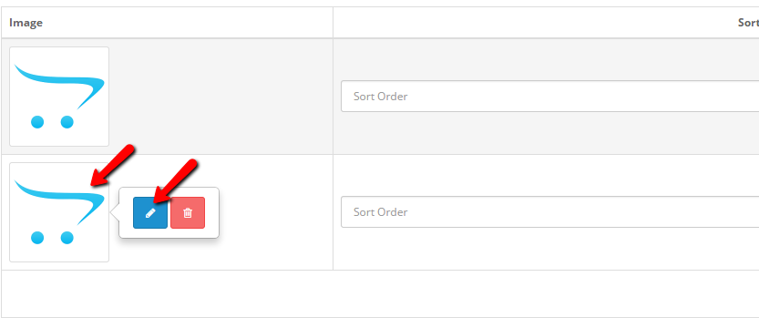 Edit Product Image OpenCart 2