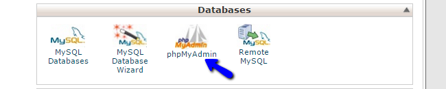 Access phpMyAdmin in cPanel