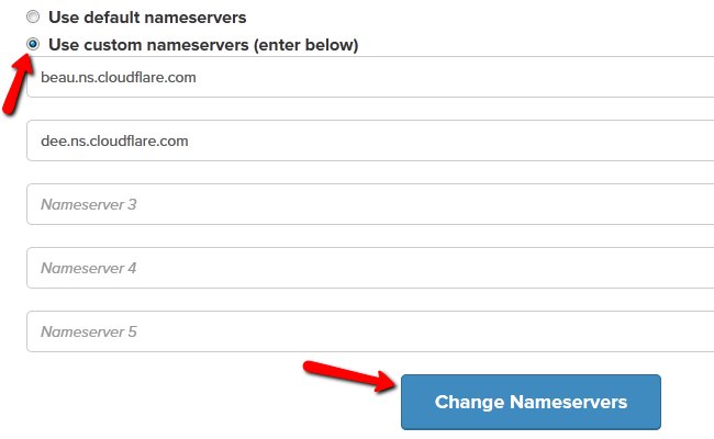 Changing the Nameservers for your Oxwall domain in FastComet