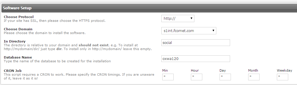 oxwall domain configuration