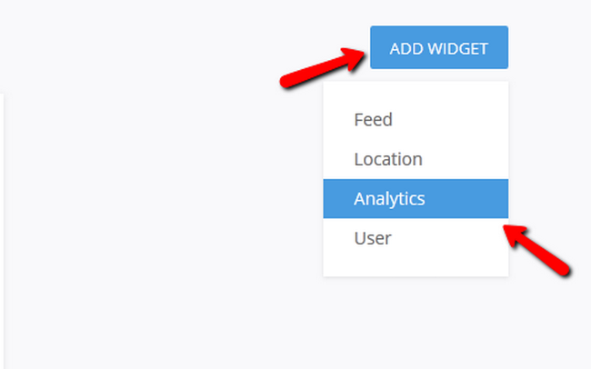 Adding the Google Analytics Widget in Pagekit
