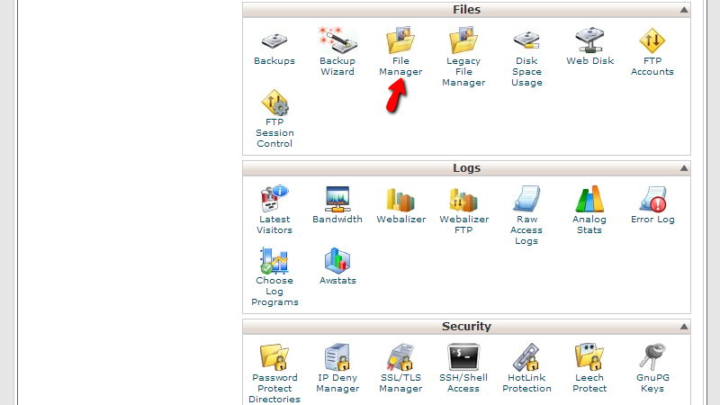 cpanel-file-manager