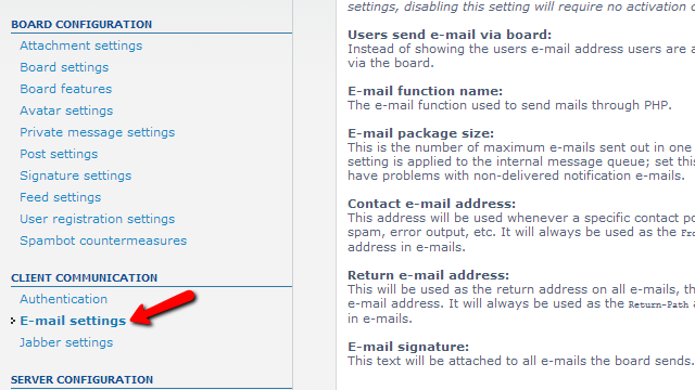 email-settings