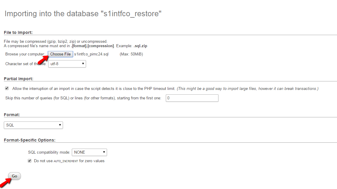 choosing-sql-file-and-initiating-import