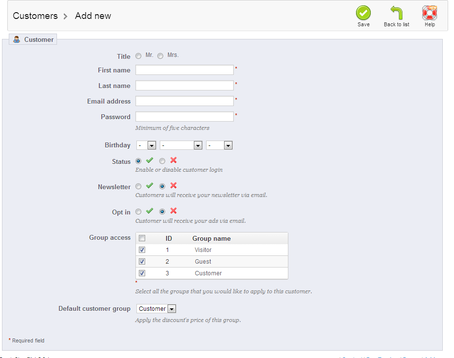 configuring-the-settings-for-a-new-customer