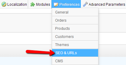 Preferences-SEO-URL