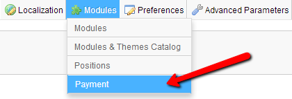 Modules-payment