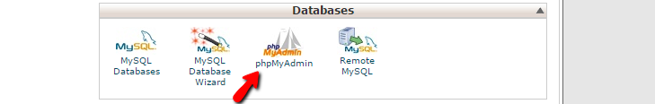 Accessing phpMyAdmin