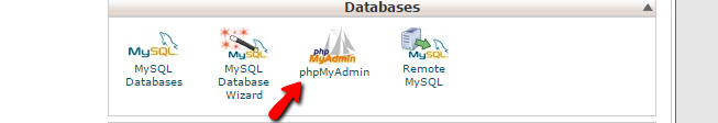 Accessing phpMyAdmin