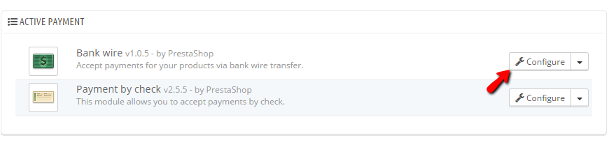 Accessing the Payment page