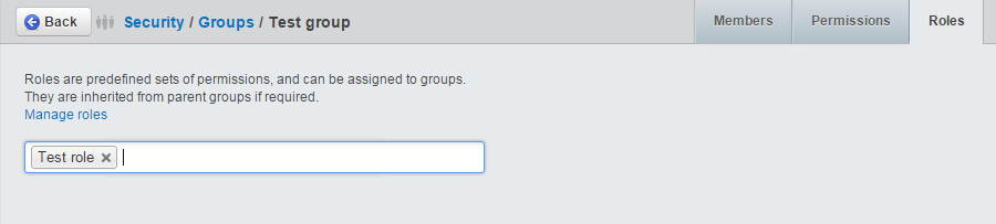 Assign roles to groups in SilverStripe