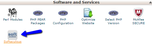Access Softaculous via cPanel