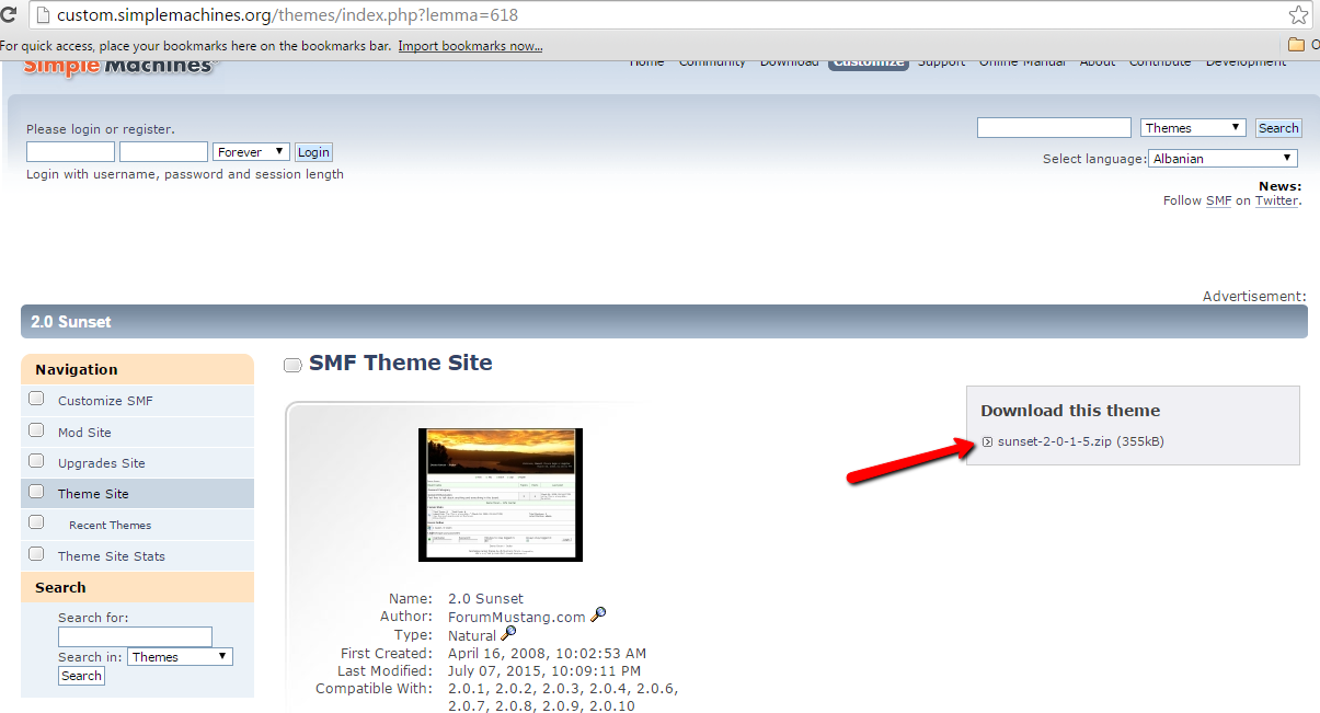 Download SMF Themes