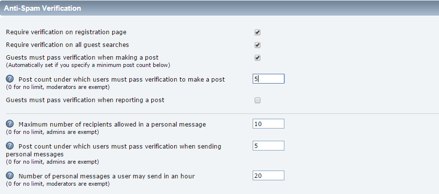 Anti-Spam Verification in SMF