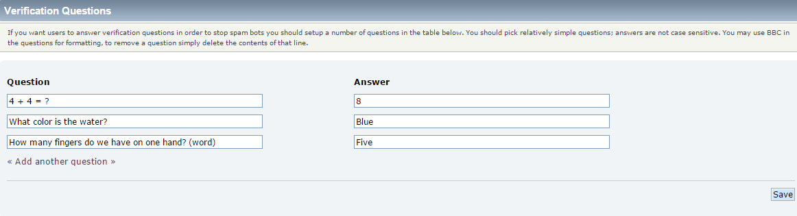 Verification Questions in SMF