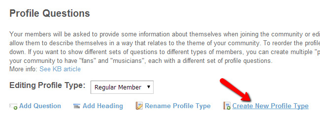 Create a new profile type in SocialEngine