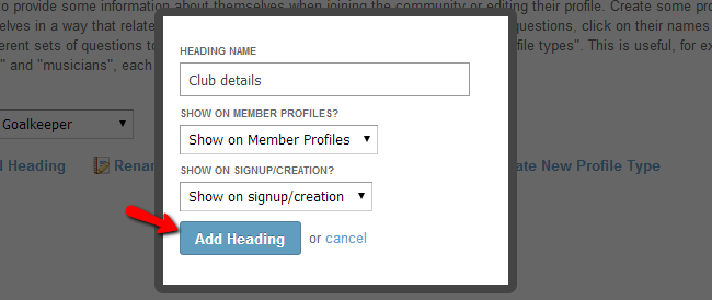 Add a new heading for profile types in SocialEngine