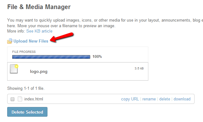Upload files via SocialEngine media manager