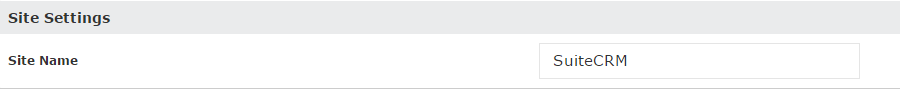 Site Settings During Softaculous SuiteCRM Installation
